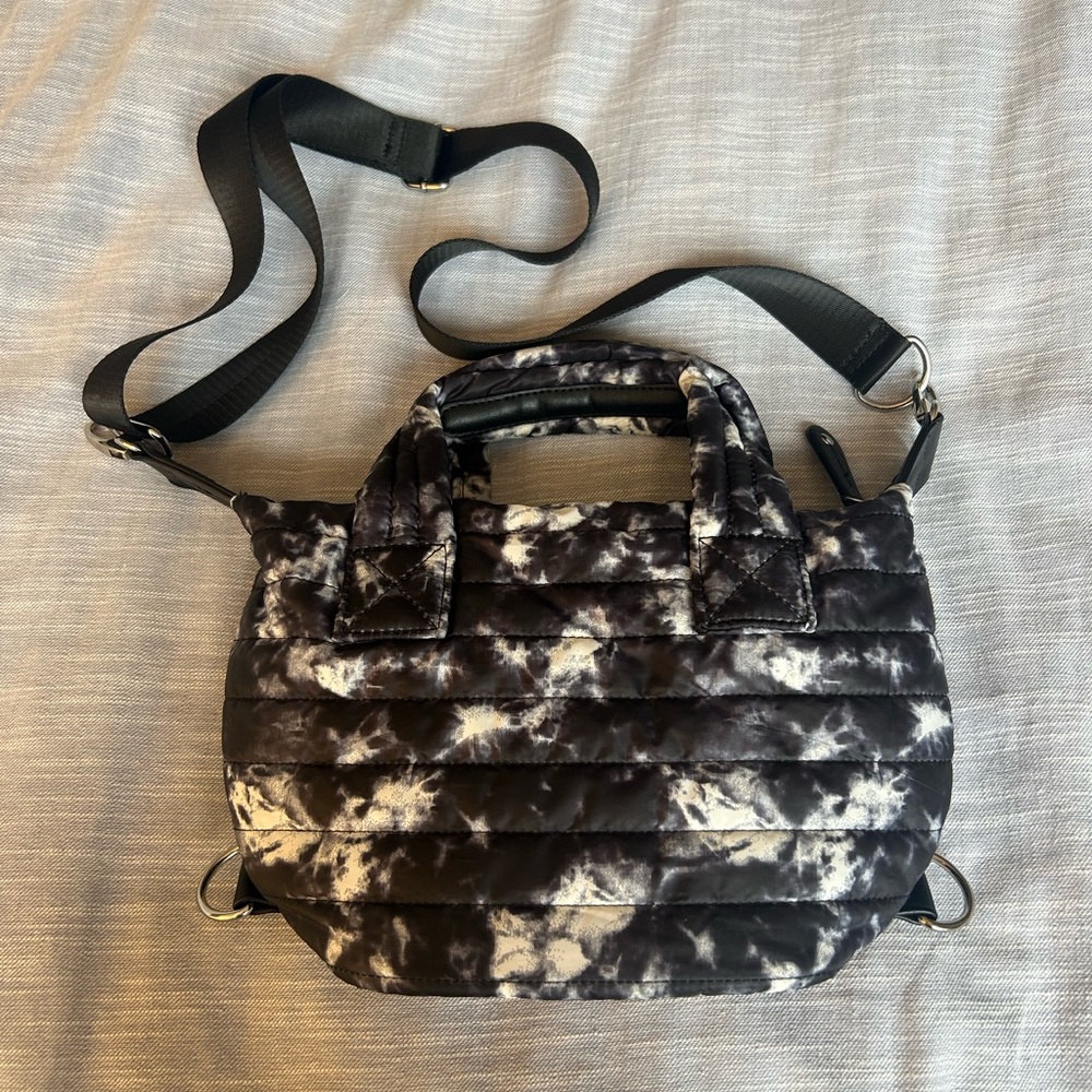 Sondra Roberts Squared Tie Dye Puffer Purse. Looks like MZ Wallace.